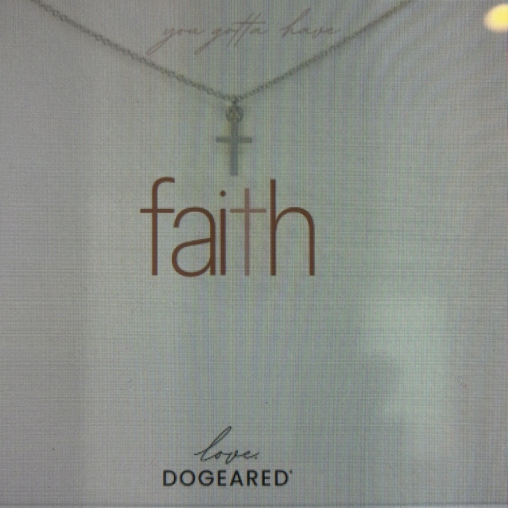 Dogeared Sterling Silver You Gotta Have Faith Cross Necklace New In Box - Picture 4 of 4
